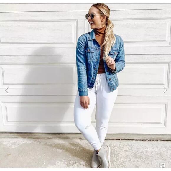 Meghan Markle Favorite Madewell XXS The Jean Jacket in Pinter Wash - Picture 7 of 11